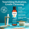 Soothing Cleansing Milk for Face – Gentle Facial Cleanser for Sensitive Skin with Plant-Based Rice & Oat Milk plus Hyaluronic Acid - Gently Removes Make-Up without Stripping Skin, 4.2 Fl Oz