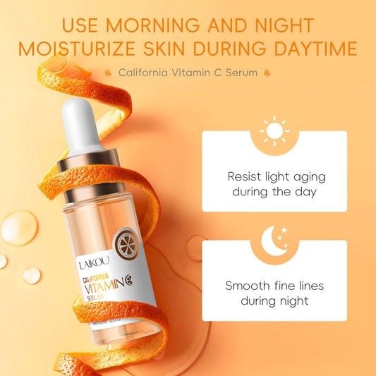 Sérum Facial Vitamina C CHARM VITAL – Clareador Anti-Idade, Hidratação e Brilho Natural